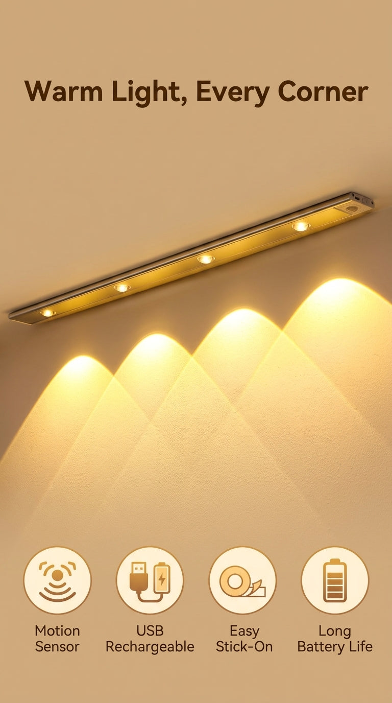 NestGlow — WarmSense Closet Strip