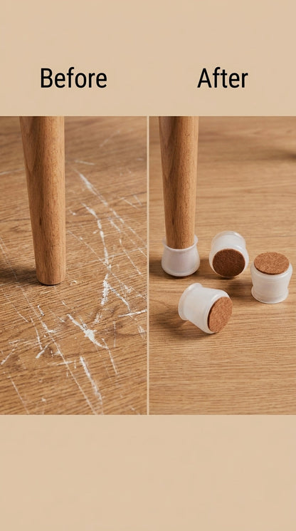 FloorGuard — SilicaGrip Leg Cap Set