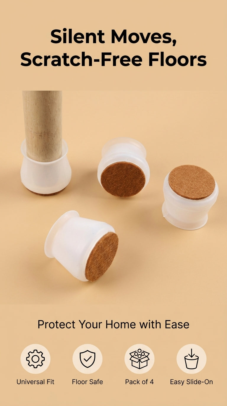 FloorGuard — SilicaGrip Leg Cap Set