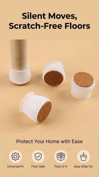 FloorGuard — SilicaGrip Leg Cap Set
