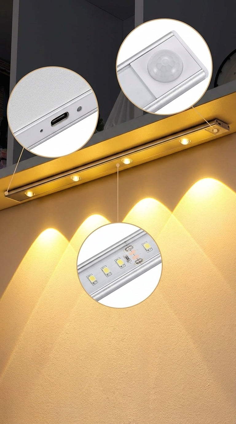 NestGlow — WarmSense Closet Strip