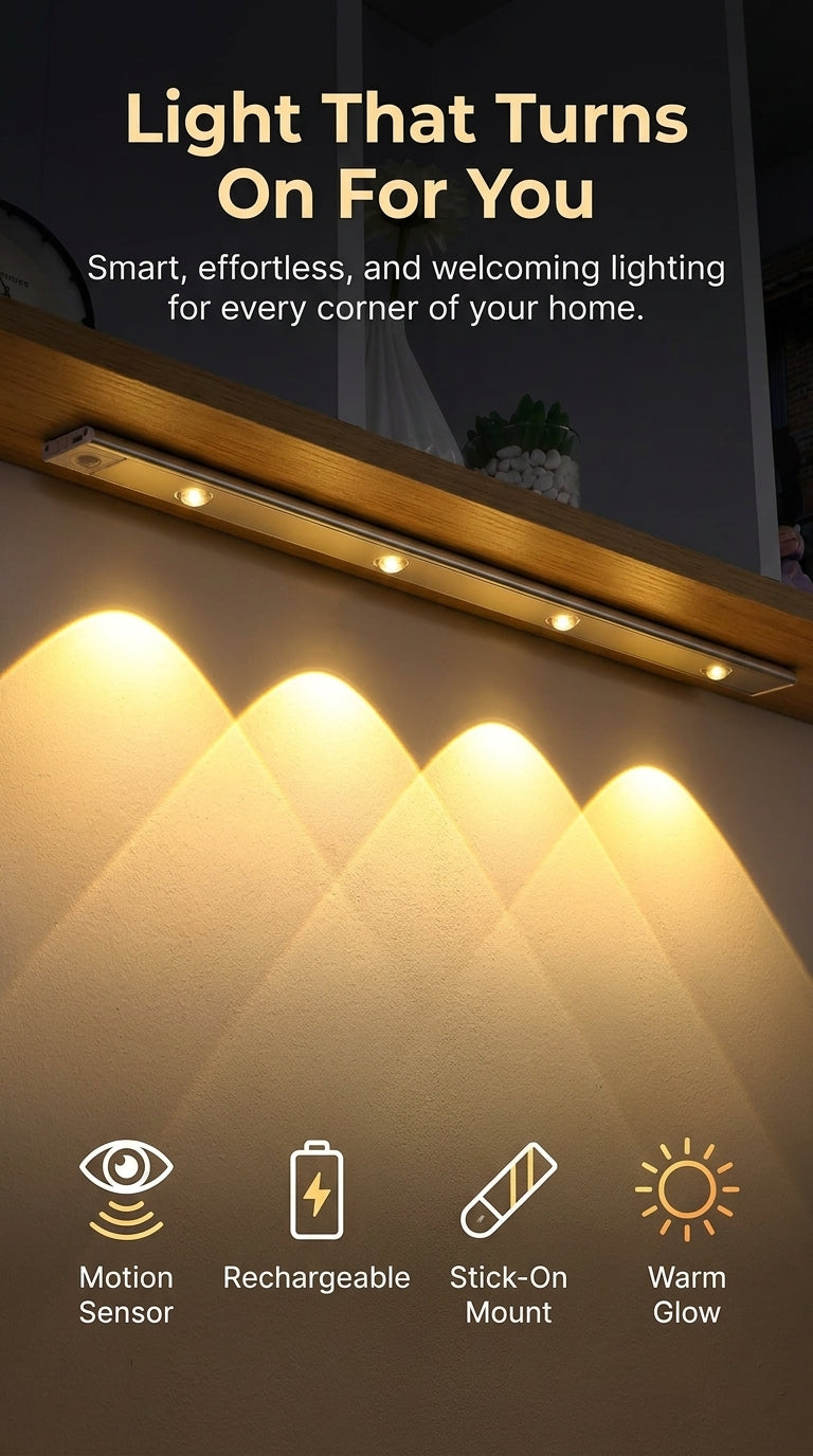 NestGlow — WarmSense Closet Strip