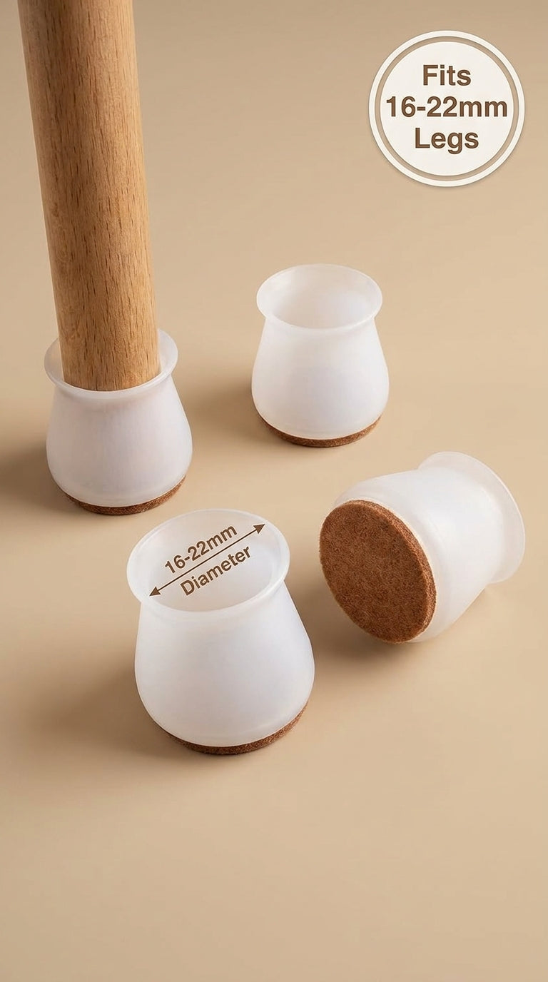 FloorGuard — SilicaGrip Leg Cap Set