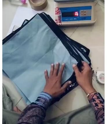 Foldable Saree Cover/Cloth Storage Bag With Zip (Pack Of 6)